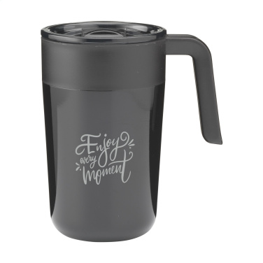 Logo trade promotional merchandise image of: Fika RCS Recycled Steel Cup 400 ml thermo cup