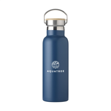 Logo trade promotional merchandise picture of: Nordvik RCS Recycled Steel 500 ml drinking bottle