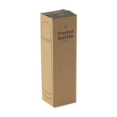 Logotrade corporate gift picture of: Frosted Bottle RCS Recycled Steel 500 ml thermo bottle