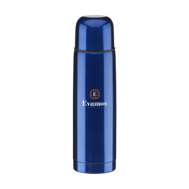 Logo trade promotional merchandise photo of: ThermoColour RCS Recycled Steel 500 ml thermo bottle