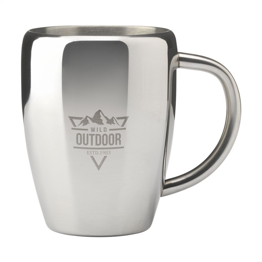 Logo trade promotional merchandise image of: SteelMug RCS Recycled Steel 220 ml