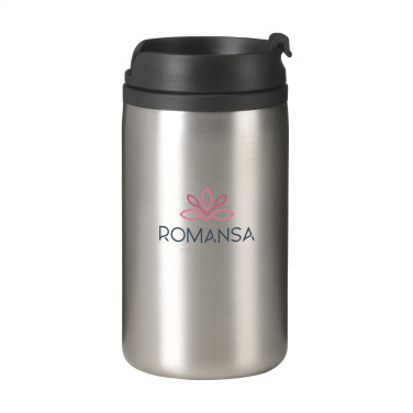 Logo trade promotional merchandise picture of: Thermo Can RCS Recycled Steel 300 ml thermo cup