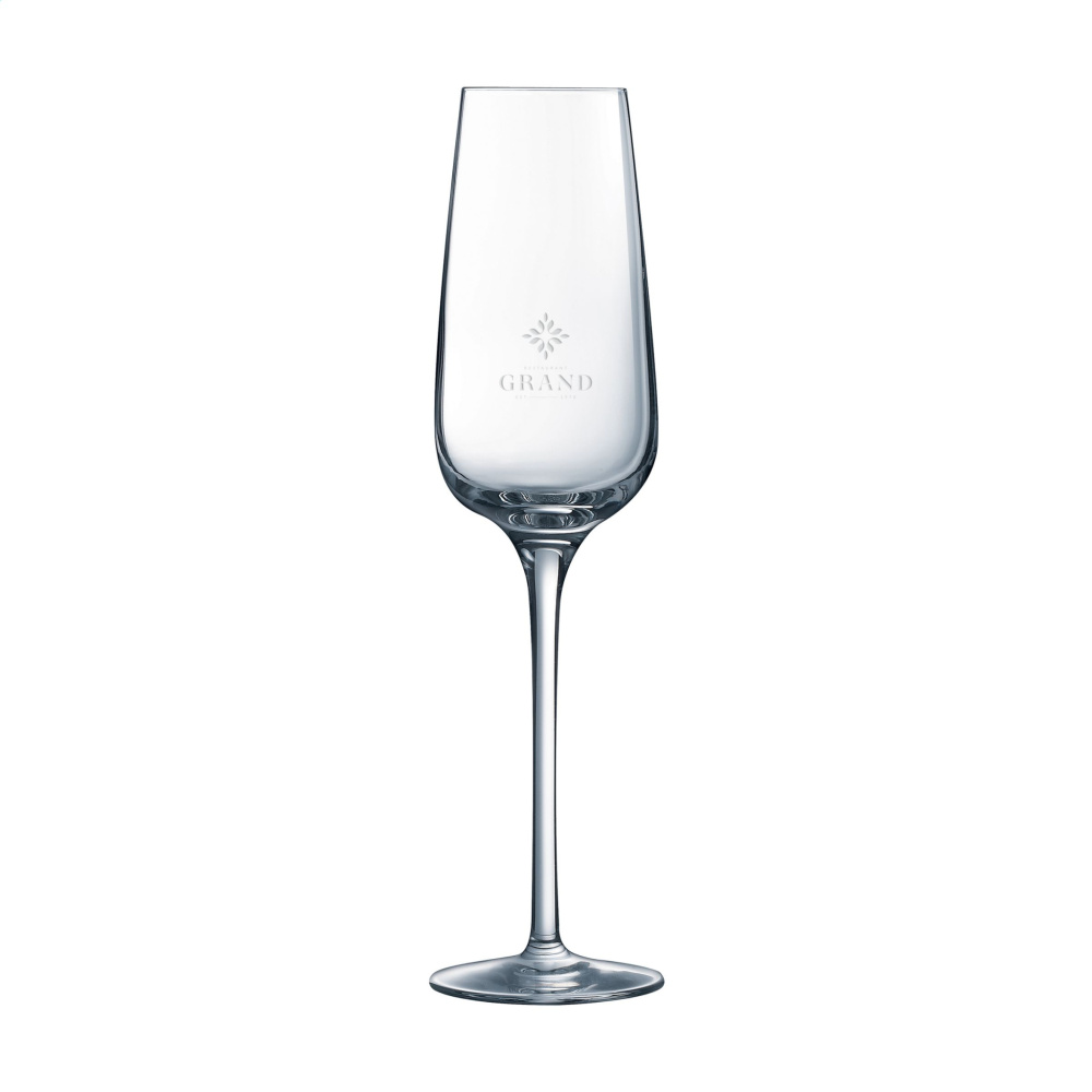 Logo trade promotional merchandise picture of: Riviera Champagne glass 210 ml