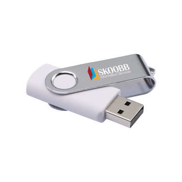 Logo trade promotional gifts image of: USB Twist 32 GB