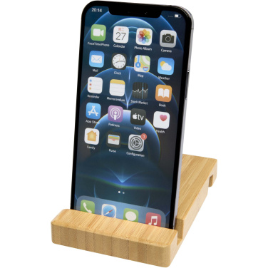 Logotrade promotional merchandise image of: Bubup bamboo 2-angled tablet and phone stand