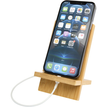 Logo trade promotional gift photo of: Ceibo detachable bamboo phone stand