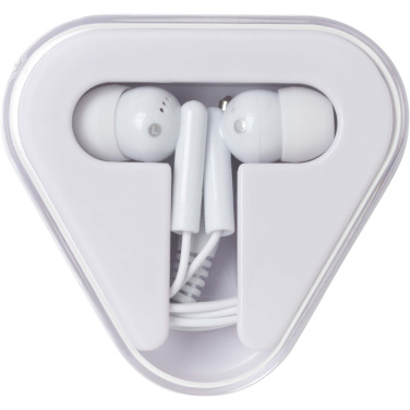 Logo trade promotional gifts image of: Rebel earbuds with recycled plastic storage box