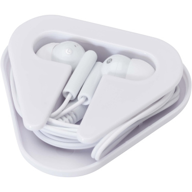 Logo trade promotional items image of: Rebel earbuds with recycled plastic storage box