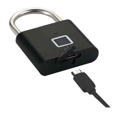 Logo trade promotional gifts image of: SCX.design T11 smart fingerprint padlock