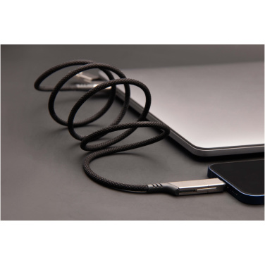 Logotrade promotional merchandise photo of: SCX.design C52 100W 4-in-1 rPET magnetic ultra fast charging cable 