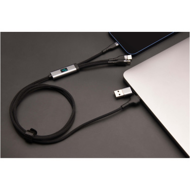 Logotrade promotional product image of: SCX.design C53 100W 5-in-1 rPET ultra fast charging cable