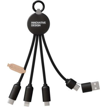 Logo trade corporate gift photo of: SCX.design C14 15W 5-in-1 charging cable