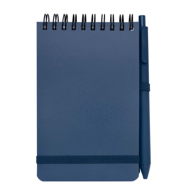Logotrade promotional merchandise image of: Thalaasa A6 hard cover ocean-bound notebook with ballpoint pen (black ink)