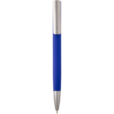 Logotrade promotional giveaway image of: Ziggur aluminium ballpoint pen (blue ink)