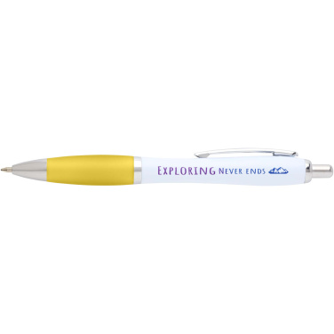 Logotrade promotional gift image of: Nash recycled plastic ballpoint pen (black ink)