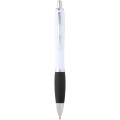 Nash recycled plastic ballpoint pen (blue ink), Solid black