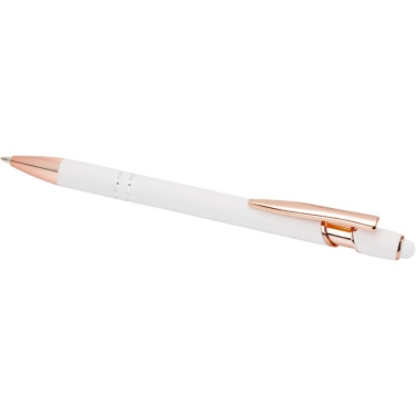 Logo trade promotional giveaways image of: Nanna ballpoint pen with rose gold finish (blue ink)