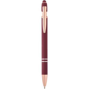 Logotrade promotional product picture of: Nanna ballpoint pen with rose gold finish (blue ink)