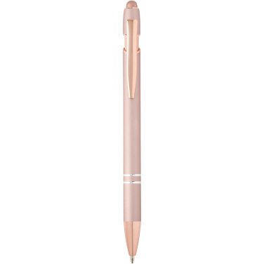 Logo trade promotional products image of: Nanna ballpoint pen with rose gold finish (blue ink)