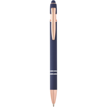 Logo trade advertising product photo of: Nanna ballpoint pen with rose gold finish (blue ink)