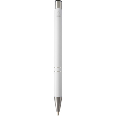 Logotrade promotional item image of: Moneta recycled aluminium ballpoint pen (blue ink)