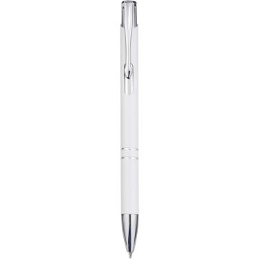 Logotrade promotional merchandise picture of: Moneta recycled aluminium ballpoint pen (blue ink)