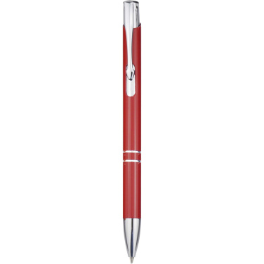 Logo trade business gift photo of: Moneta recycled aluminium ballpoint pen (blue ink)