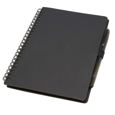 Logotrade promotional item picture of: Slate reusable soft cover notebook and pen set (black ink)