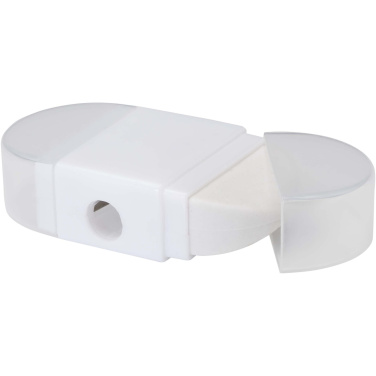 Logotrade promotional item image of: Velvi pencil sharpener with eraser 