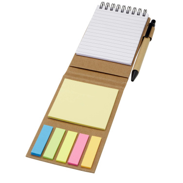 Logotrade advertising products photo of: Flipper sticky notepad with ballpoint pen (black ink)