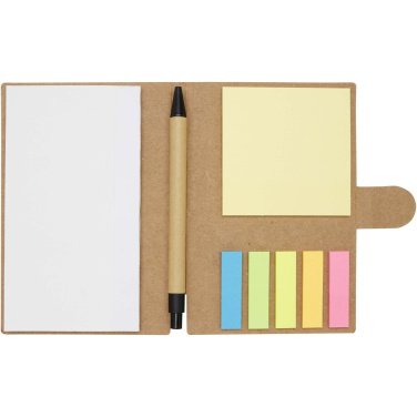 Logotrade business gifts photo of: Swift sticky notes booklet with ballpoint pen (black ink)