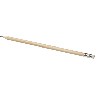 Logo trade business gift photo of: Graffo pencil with eraser