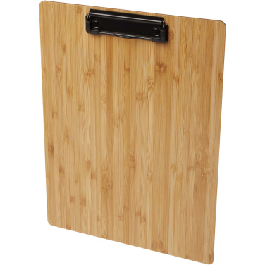 Logo trade promotional products image of: Tavula bamboo clipboard