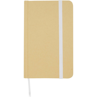 Logotrade promotional gift picture of: Reed A6 recycled hard cover notebook with plain pages