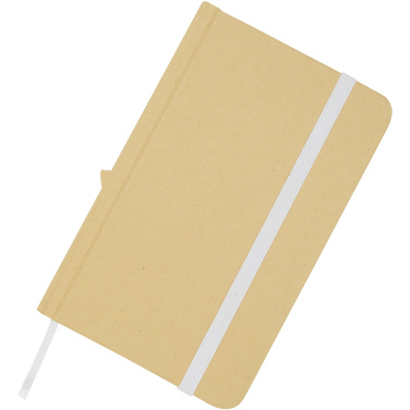 Logotrade advertising product image of: Reed A6 recycled hard cover notebook with plain pages