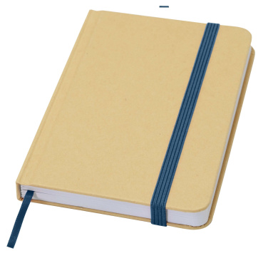 Logo trade promotional gifts picture of: Reed A6 recycled hard cover notebook with plain pages