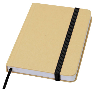 Logotrade promotional gift picture of: Reed A6 recycled hard cover notebook with plain pages