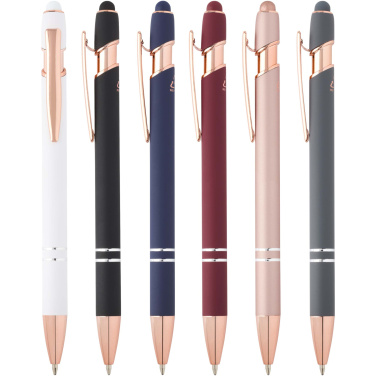 Logotrade advertising product picture of: Nanna ballpoint pen with rose gold finish (black ink)