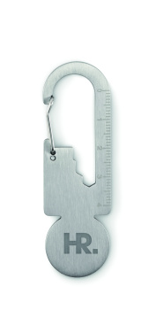 Logo trade promotional gifts picture of: Multifunctional key ring token