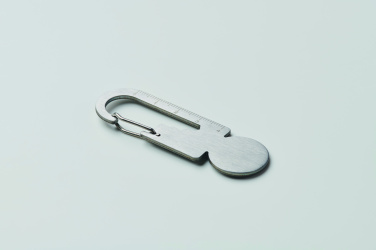 Logo trade advertising products image of: Multifunctional key ring token