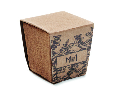 Logo trade promotional merchandise photo of: Mint seeds growing kit