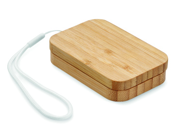 Logotrade business gift image of: 15W wireless charger in bamboo