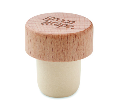 Logotrade corporate gift picture of: Beech wood bottle stopper