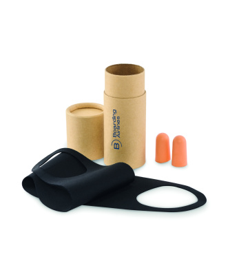 Logo trade promotional gift photo of: Travel set in paper tube box