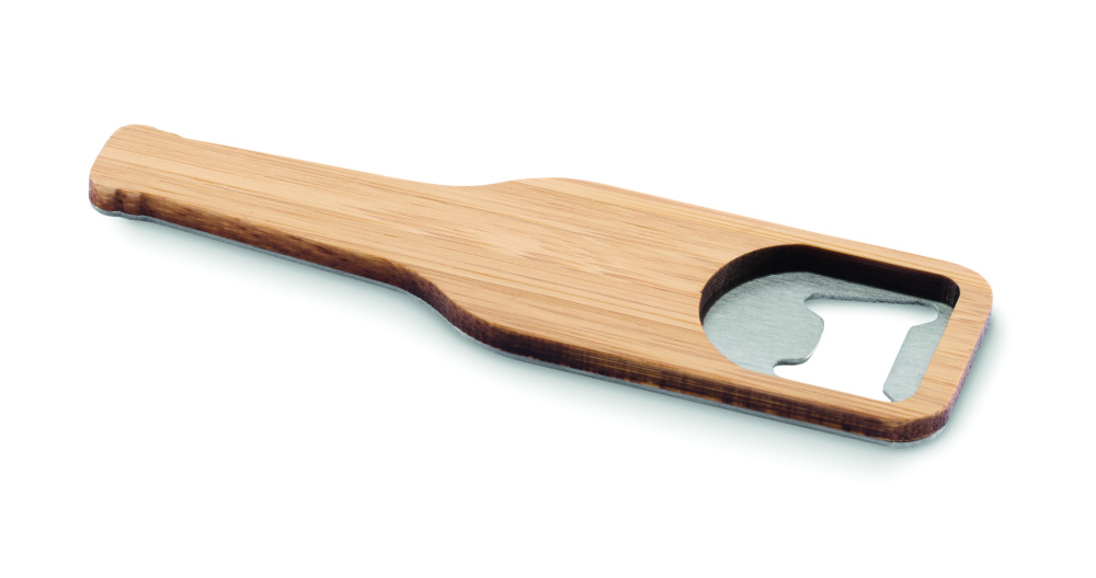 Logotrade advertising products photo of: Bamboo bottle opener