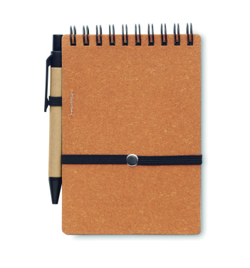 Logo trade promotional products picture of: Recycled notebook with ball pen