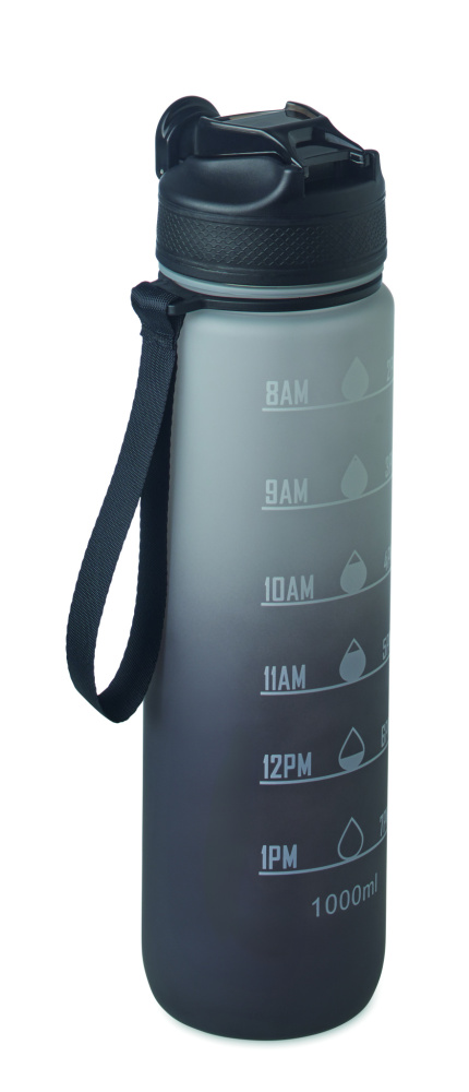 Logo trade advertising products image of: Sports water bottle RPET 1L