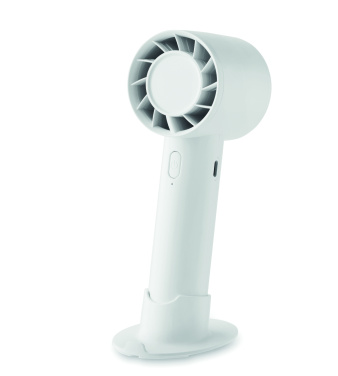 Logo trade advertising products picture of: Small portable fan 2000 mAh