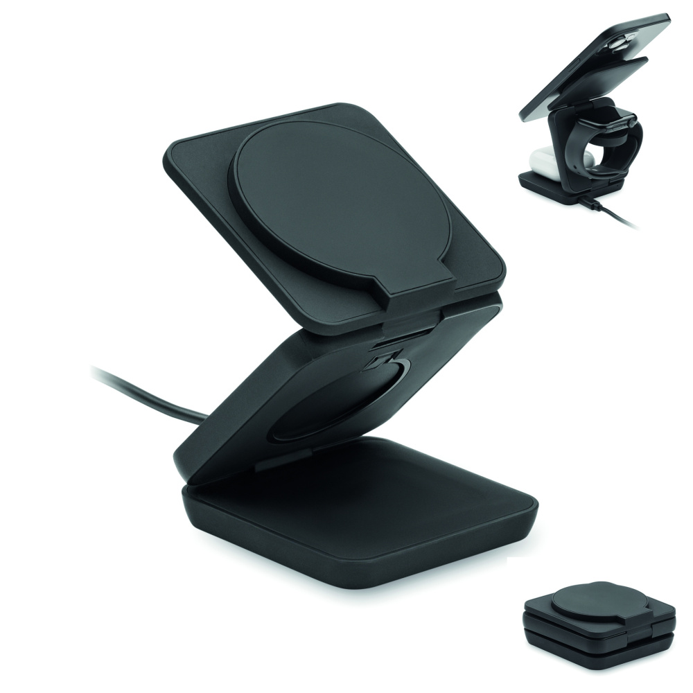 Logotrade promotional giveaways photo of: 3in1 foldable charging station