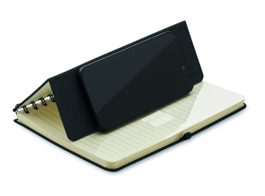 Logo trade advertising products picture of: A5 notebook with phone holder